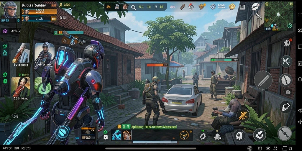 Screenshot API33 menampilkan antarmuka aplikasi Utility yang modern dan intuitif.