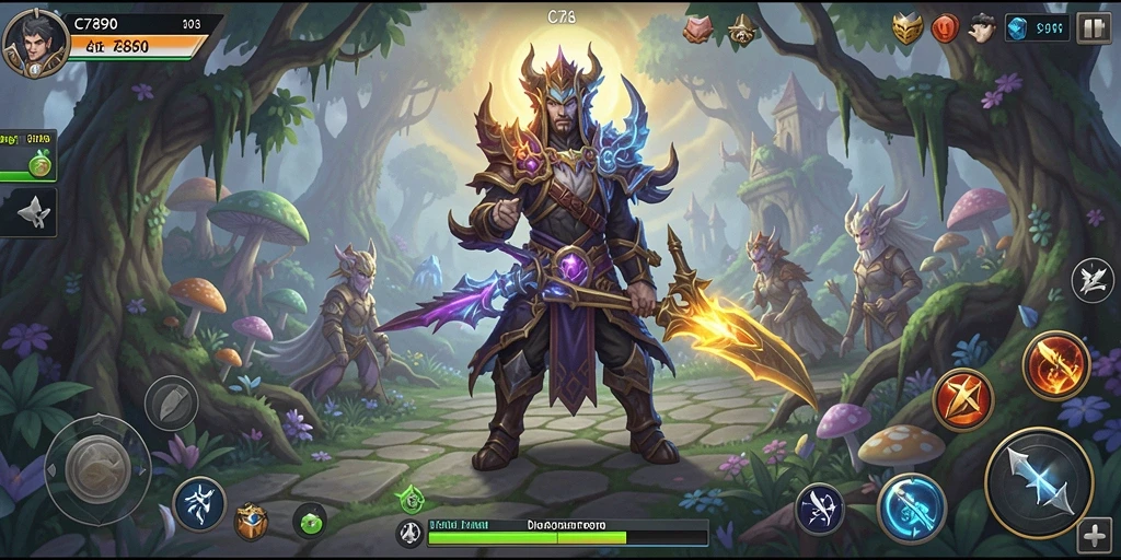Gameplay mendebarkan C7890 dengan dunia fantasi yang menakjubkan.