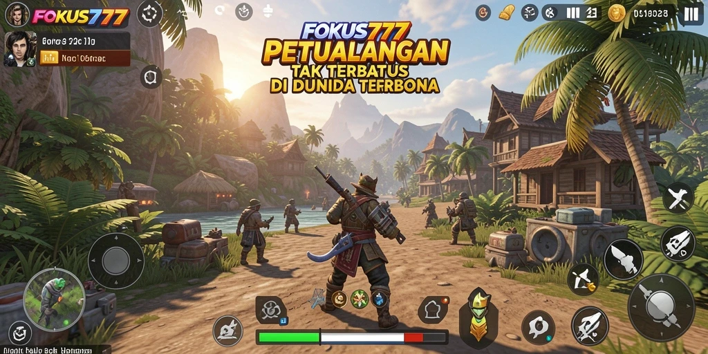 Gameplay FOKUS777 yang penuh petualangan dan eksplorasi.