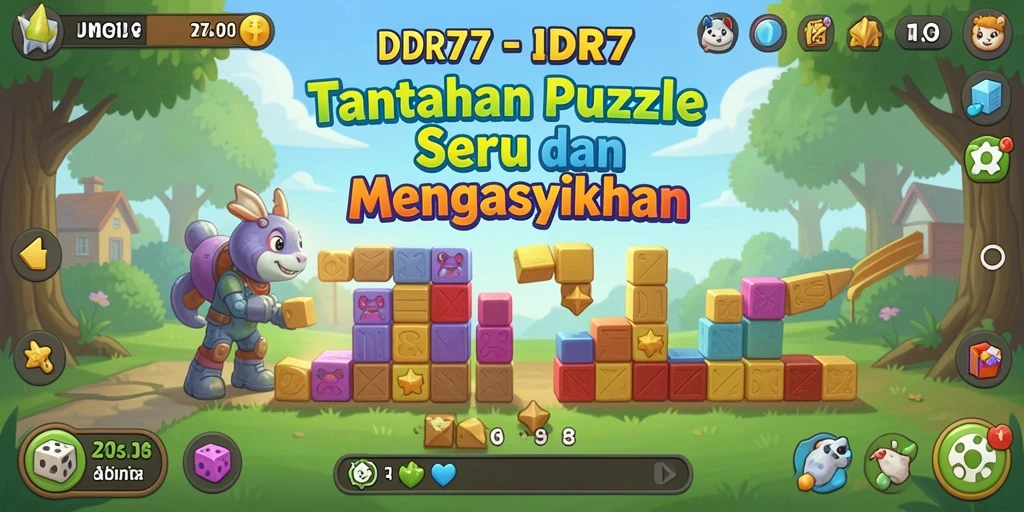 Tampilan gameplay yang menantang dan menarik dari IDR77.
