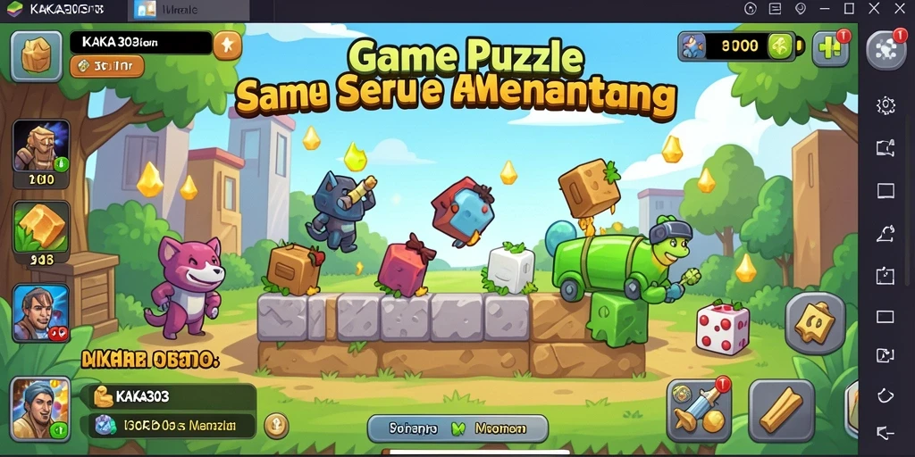 Screenshot KAKA303 menunjukkan gameplay Puzzle yang menarik dan menantang.