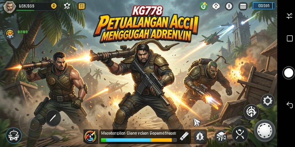 Tampilan gameplay KG778 yang penuh aksi dan tantangan menarik.
