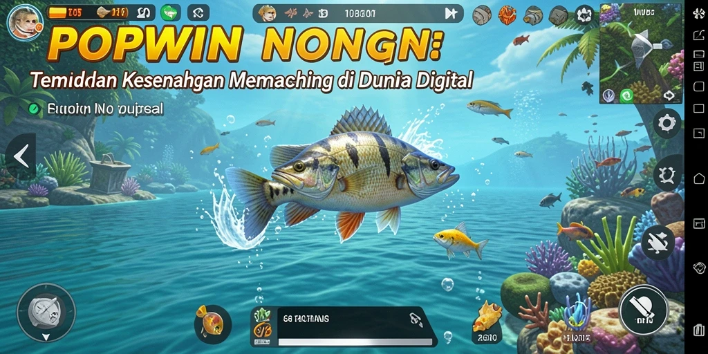 Tampilan luar biasa dari gameplay memancing yang seru.