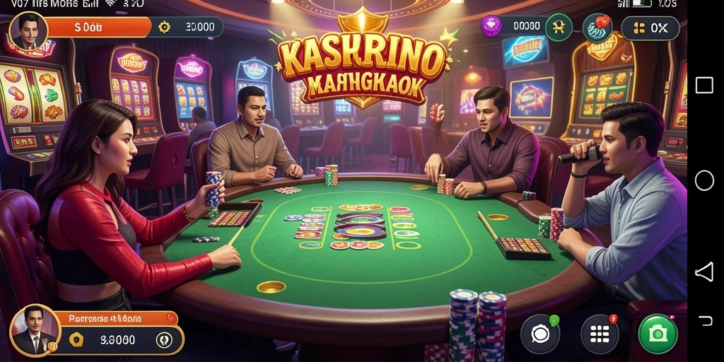 Tampilan grafis yang menarik dalam game Kasino V07 dengan gameplay yang menantang.